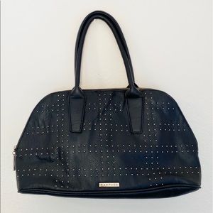 Rampage Black Studded Tote Bag